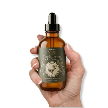 Omiana Natural Cosmetics Oil Pure Jamaican Black Castor Oil – Cold-Pressed, Unrefined Moisture Oil for Hair, Scalp & Skin